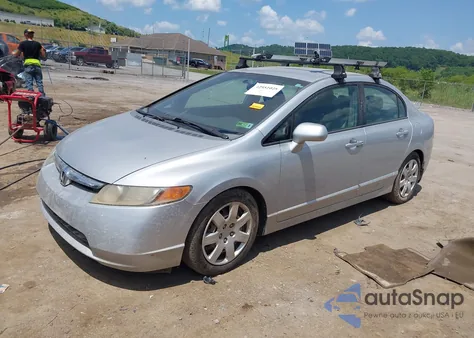 2008 Honda Civic Lx из США, поврежденный, VIN 1HGFA16598L003507